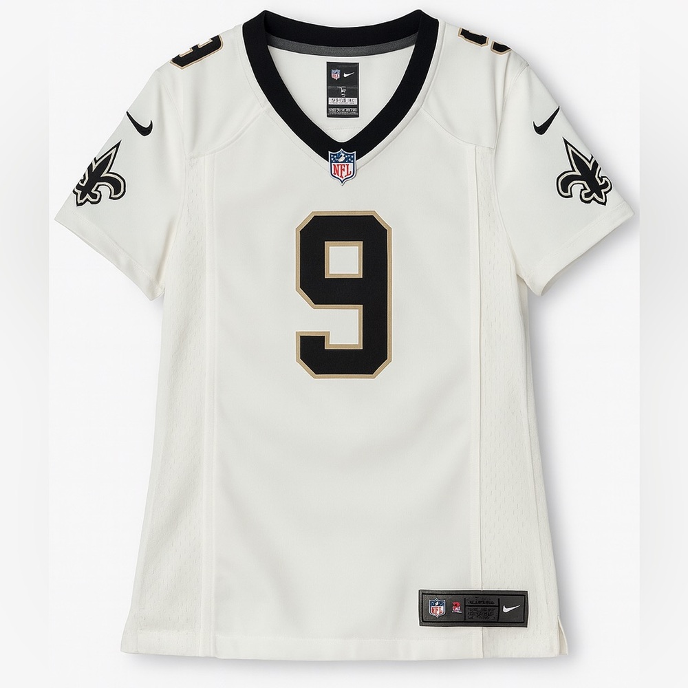 NFL Kids' White and Black New Orleans Saints Jersey
